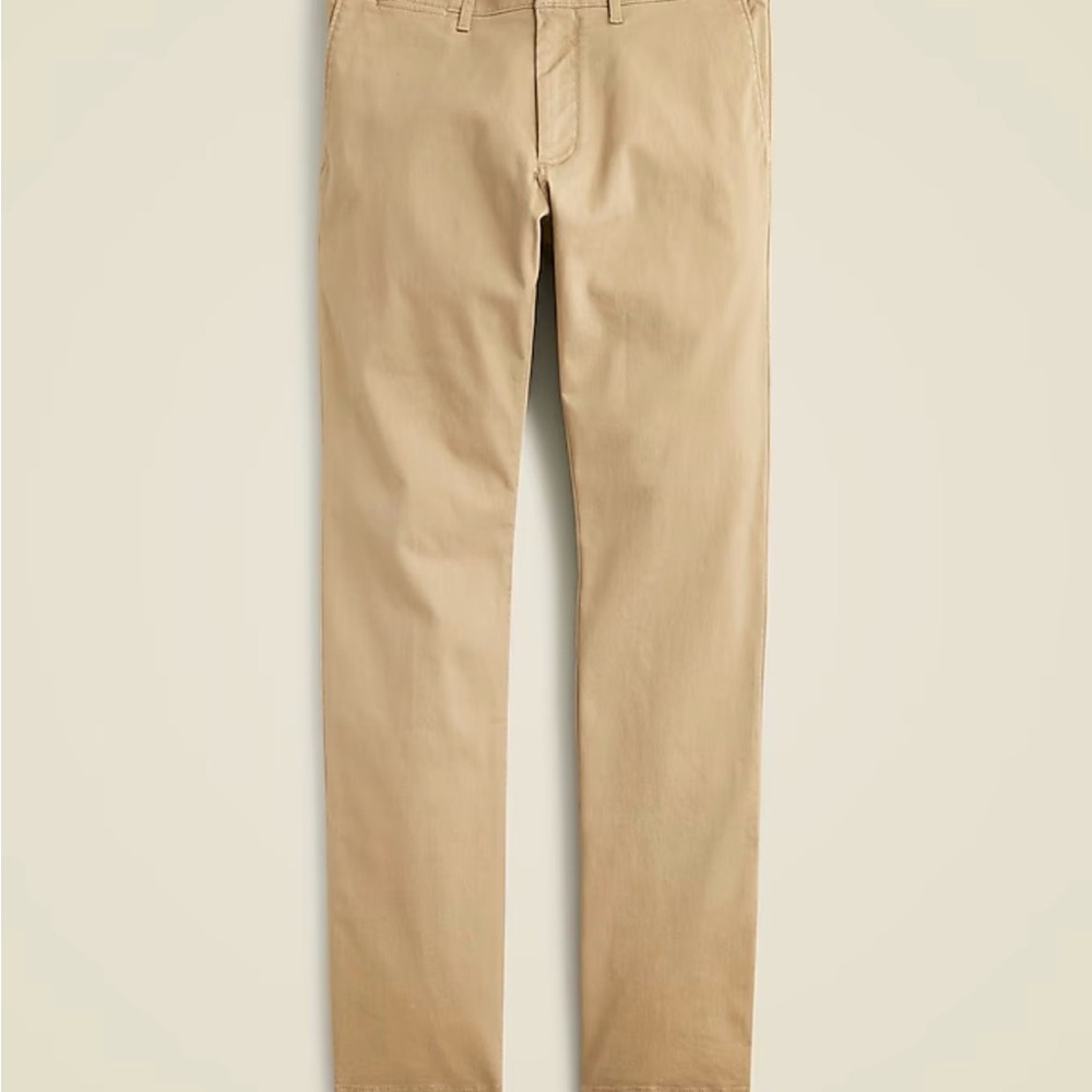 J.Crew 484 Slim Fit stretch chino pant in khaki color  32-32